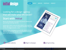 Tablet Screenshot of initialdesign.co.uk